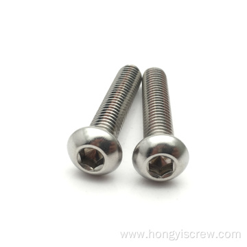 Button Pan Flat Head Bolt ISO7380